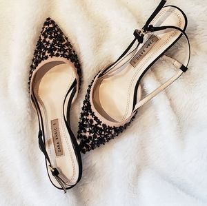 🔥 ZARA slingback kitten heel